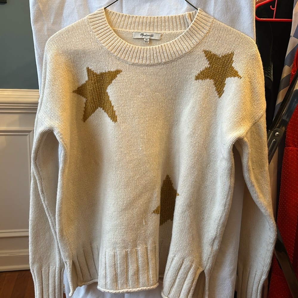 Madewell star sweater